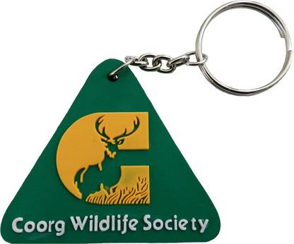 AVI Single sided Coorg Wildlife Society Key Chain