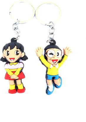 Akki Collection Shizuka nobita Locking Key Chain