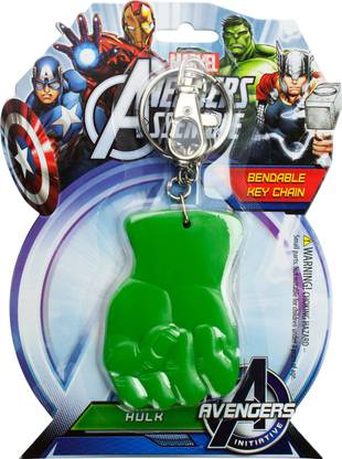 MARVEL Official Hulk's Fist 3" Bendable Key Chain