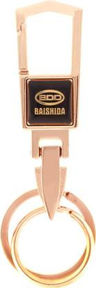 Veevi Baishida Full Metal Double Ring Hook Key Chain Locking Key Chain