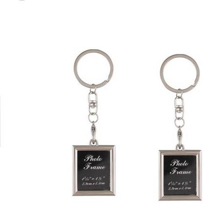 Ezone Rectangle Shape Mini Photo Frame_pack of 2 Key Chain