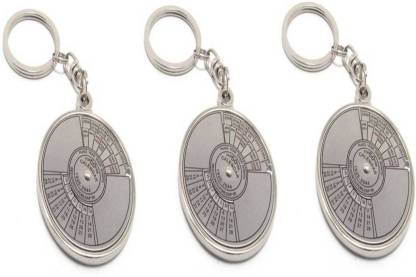 Rising Sun 50 Year Calendar Key Chain