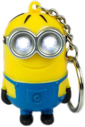 CTW Musical Led Flashlight Minions Despicable me 2 Movie 3D Key Chain