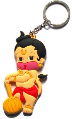 AA Retail Bal Hanuman Double Side Silicone Key Chain