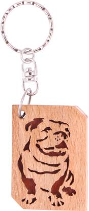JM Bull Dog Key Chain