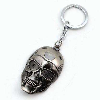 Chainz Terminator Robot Face Metal Key Chain
