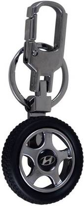 PARRK Hyundai Tyre Logo Locking Key Chain