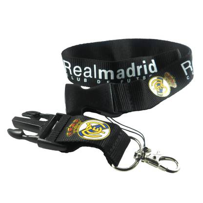 AVI ID Tag Card Holder Clip With Real Madrid Key Chain