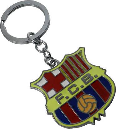 AVI Metal Singlesided Barcelona Design Locking Key Chain