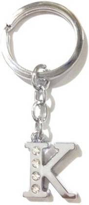 Rashi Traders Alphabet K Chrome Key Chain
