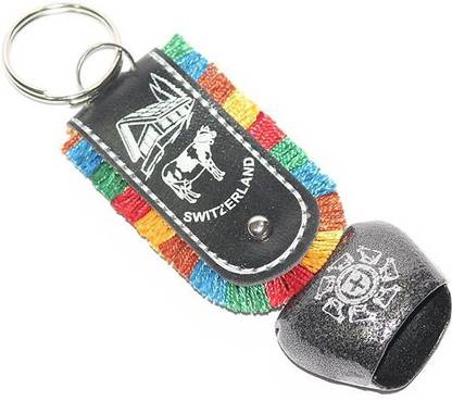 Aura Big Cowbell Cow Bell Locking Key Chain