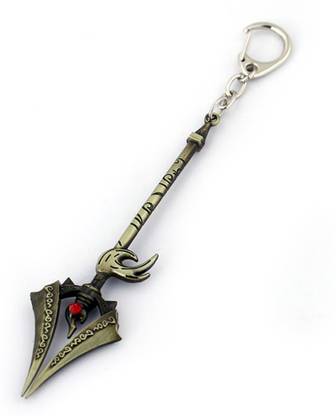 AVI League OF Legends Xinzhao Weapon Spear Locking Key Chain