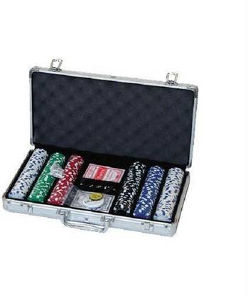 VK Dice 300 Poker Chipset With Elegant Silver Box