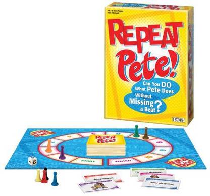 Patch Products, LLC Repeat Pete Can You Do What Pete Does Without Missing A Beat Strategy & War Board Game
