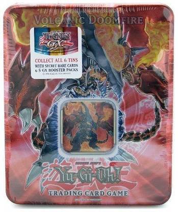 Yu-Gi-Oh! Yugioh Gx 2007 Series 2 Collector Tin Set Volcanic Doomfire