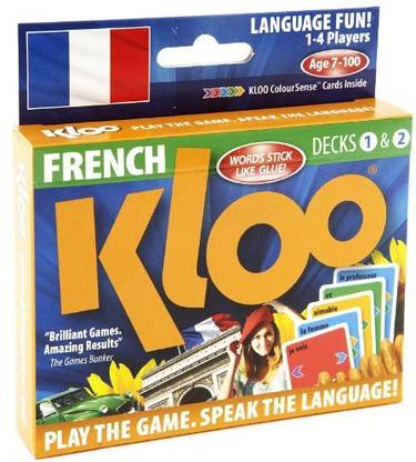 KLOO Games Kloo'S Learn To Speak French Languagepack 1 (Decks 1 & 2)
