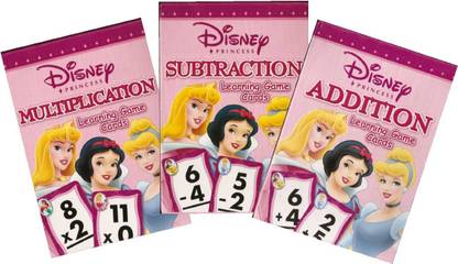 DISNEY Princess Math Learning Game Cards