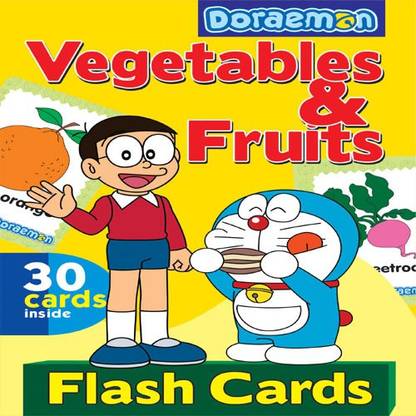 BPI Flash Cards - Doraemon-Vegetables & Fruits