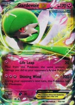 POKEMON Gardevoir Ex Card