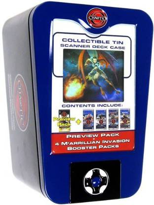 Chaotic 2009 Wave 2 Scanner Deck Box Holiday Tin