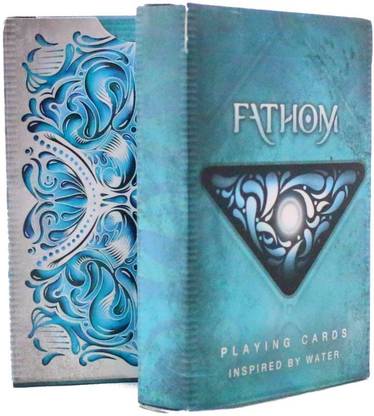 Ellusionist Fathom Playing Cards Water Flowing Art Poker Magic Deck