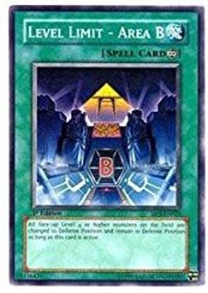 Yu-Gi-Oh! Level Limit Area B (Sd3En024) Structure Deck 3 Blaze