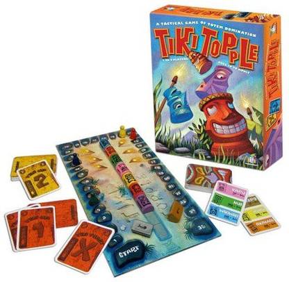 Gamewright Tiki Topplea Tactical Of Totem Domination