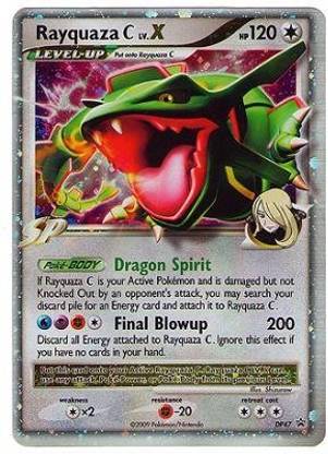 POKEMON Platinum Rayquaza C Lv X Dp47 Promo Pokmon