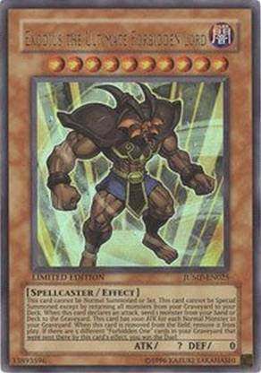Yu-Gi-Oh! Yu-Gi-Oh! - Exodius the Ultimate Forbidden Lord (JUMP-EN025) - Shonen Jump Magazine Promos - Promo Edition - Ultra Rare