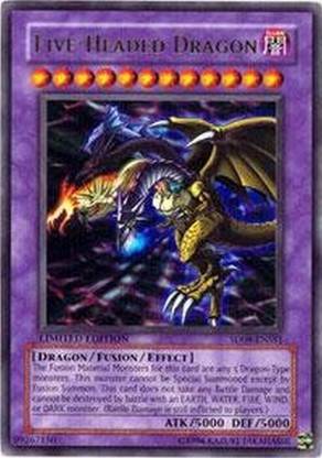 Yu-Gi-Oh! Yu-Gi-Oh! - Five-Headed Dragon (SD09-ENSS1) - Structure Deck 9: Dinosaur's Rage - 1st Edition - Super Rare