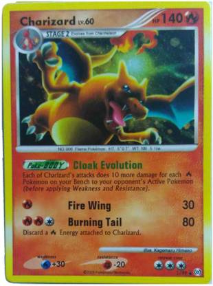 POKEMON card Charizard (1 card)