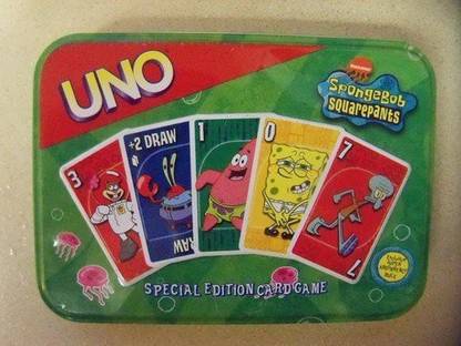 NICKELODEON Spongebob Squarepants Uno Special Edition In Deluxe