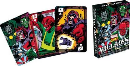Aquarius Marvel Villains Playing Cards