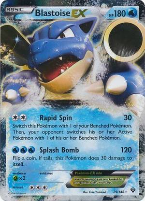 POKEMON Blastoise Ex 29/146 Xy