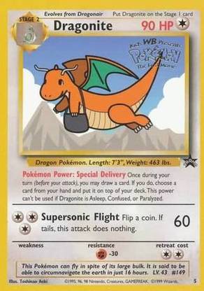 POKEMON Dragonite (5) Wizards Black Star Promos