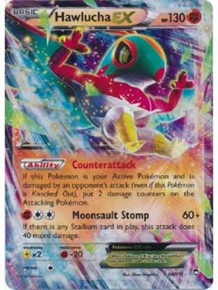POKEMON Hawlucha EX card