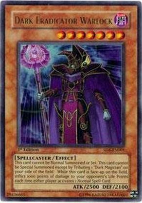 Yu-Gi-Oh! Yu-Gi-Oh! - Dark Eradicator Warlock (SD6-EN001) - Structure Deck 6: Spellcaster's Judgment - 1st Edition - Ultra Rare