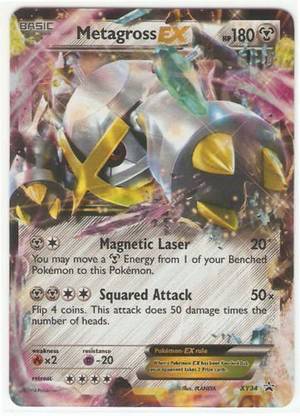 POKEMON Shiny Metagrossex (Xy 34) Xy Black Star Promos Holo