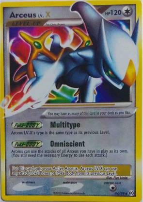 POKEMON card Arceus no. 94/99 (1 card)