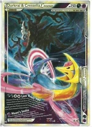 POKEMON Darkrai And Cresselia Legend Jumbo Oversized