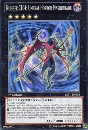 Yu-Gi-Oh! Yu-Gi-Oh! - Number C104: Umbral Horror Masquerade (JOTL-EN056) - Judgment of the Light - 1st Edition - Super Rare