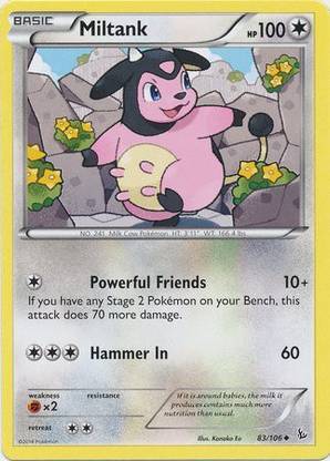 POKEMON Miltank (83) Xy Flashfire