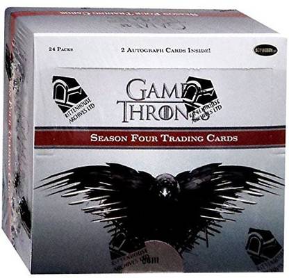 GAME OF THRONES Season 4 Factory Sealed Box Of 24 Trading Packs