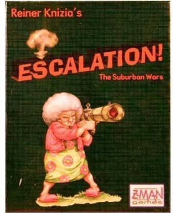 Z-Man Games Reiner Knizia'S Escalation The Suburban Wars (Zmg4037) Strategy & War Board Game