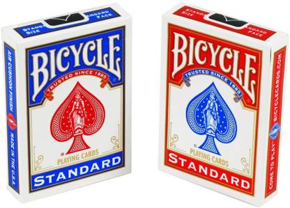 Bicycle Standards Set of 2 Playing Cards RED & BLUE Edition Standard Poker Decks
