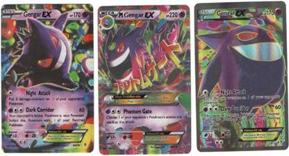 POKEMON Set Of 3 Gengar Ex Cards