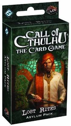 Fantasy Flight Games Call Of Cthulhu Lcg Lost Rites Asylum Pack
