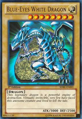 Yu-Gi-Oh! Yu-Gi-Oh! - Blue-Eyes White Dragon (SDBE-EN001) - Structure Deck: Saga of Blue-Eyes White Dragon - 1st Edition - Ultra Rare