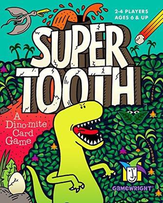 Brainwright Super Tooth A Dino Mite Strategy & War Board Game