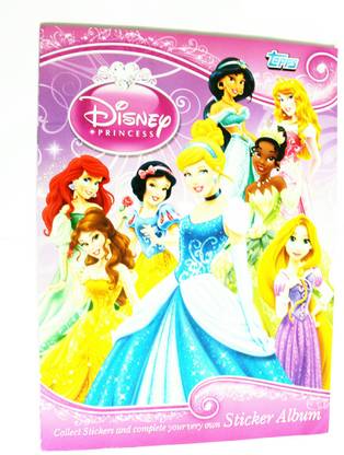 topps india DISNEY PRINCESS STICKER ALBUM (PACK OF 1)